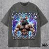 Certifierad Gymråtta Rolig Vintage 90-talsstil T-shirt, Unisex Retro Gym Grafisk T-shirt, Pump Cover Råttskjorta, Gymmetälskare Gåva, Rolig Gym Meme T-shirt