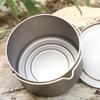 Lixada 2.8L Topf Tragbarer Hänge Topf mit Deckel Outdoor Camping Wandern Rucksacktouren