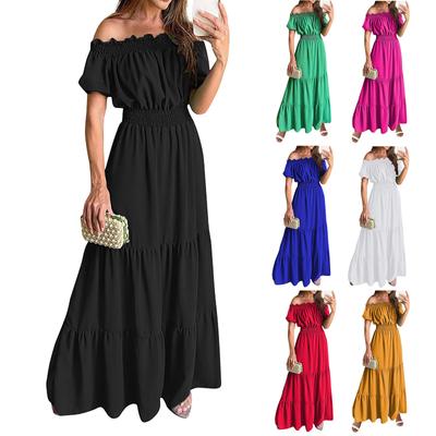 Vestidos femininos verão plissado boho vestido bonito sem mangas fluido praia vestido reto camiseta vestido decote redondo