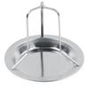 Chicken Roaster Rack Stainless Steel Beer Can Chicken Holder Vertical Roaster Rack Roasting Pan for Grill Oven BBQ