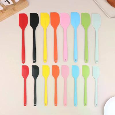 2Pcs Silicone Spatula Set Cake Butter Cream Spatula Kitchen Baking Mixing Tool Non Stick Scraper Chocolate Spreader Smoother