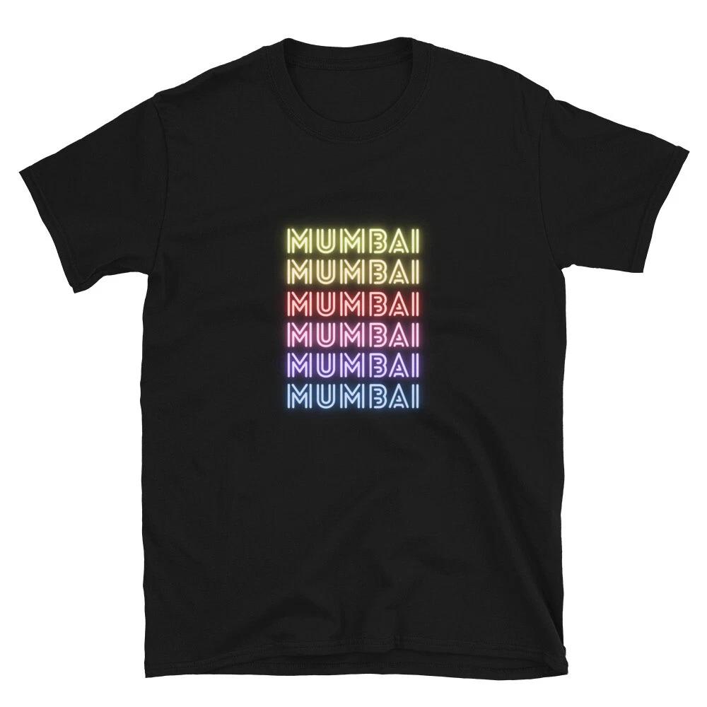 Mumbai City Proud Travel Text Design Classic Fit T-Shirt S