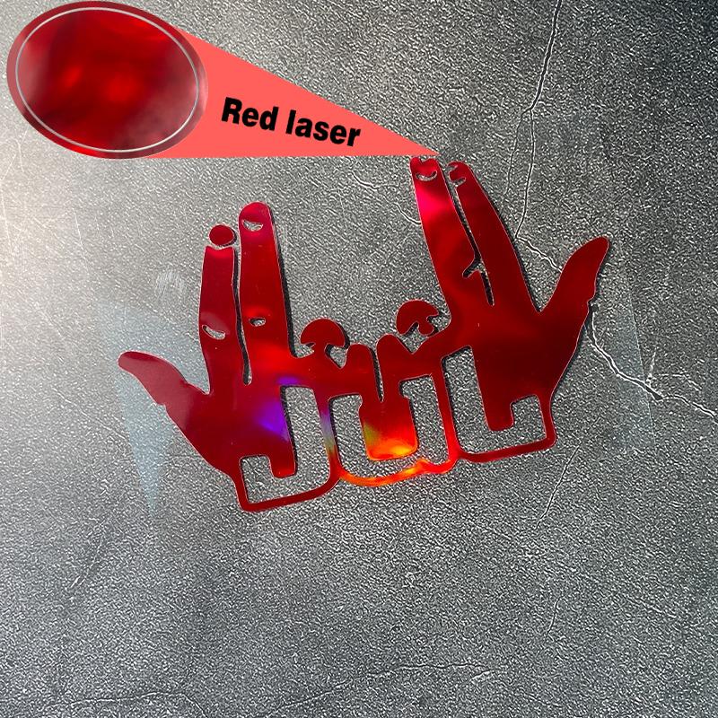 1PC Rock Music JUL Gesture Car Stickers Waterproof Vinyl Decals for Auto Window Bumper Rear Windshield Motorcycle Laptop Decors