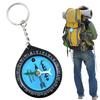 1pcs Direction Compass Outdoor Allah Compasses for Backpacking Allah Direction Prayer Pendant Keychain for Camping Hiking