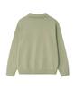 Lee Collared Zip-Up Cardigan Light Green