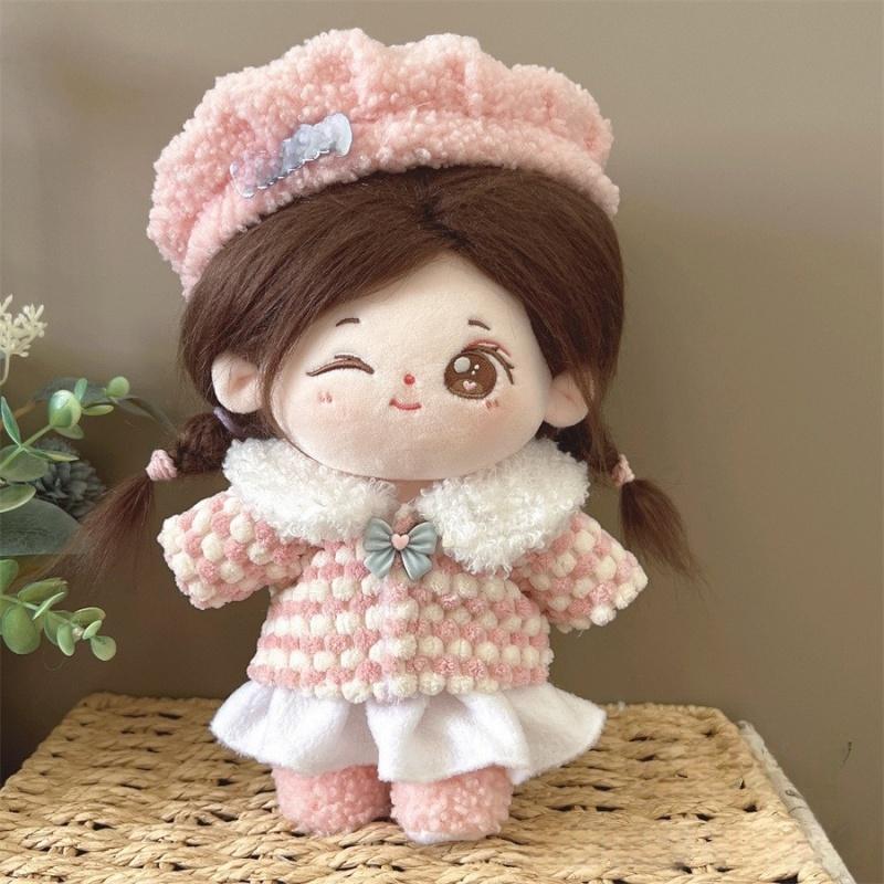 20cm Plush Doll Clothes Accessories Plush Doll Clothes Replacement Outfit Doll Mini Clothes