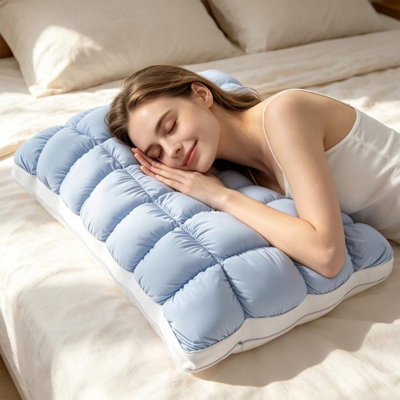 Bread Design Pillow Soft Pillow for Bed or Sofa with Gentle Backrest Support and Decorative Bedroom Use