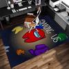 Among Us Print Area Rug-Soft,Washable Non-Slip Indoor Mat Office Chairs,Living Room,Home Office Decorative Rug