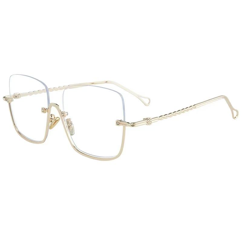 

European American Style Outdoor Sunglasses Semi-Rimless Uv Protection Sun Glasses Women Fashion Trendy Men Sun Glass