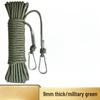 JINGRUIXIANG Outdoor Clothesline with Hooks
