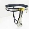 Stainless Steel Male Chastity Belt Cock Cage Restraint Lockable Chastity Device Anal Beads SexToys for Men BDSM T Type Gear Game