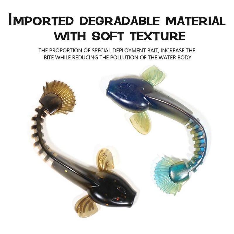 1 Pcs Soft Fishing Lure 2.5G6.5Cm/5.3G9Cmbright Color Swimbait Worm Lure For Fishing Bait