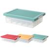 With Removable Cover Multi Compartments Large Capacity Transparent Art Craft Storage Organizer