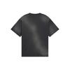 WE11DONE Ss24 Metallic Color Wash Round Neck Drop Shoulder Short Sleeve T-Shirt Unisex T-Shirts Charcoal WD-TT0-24-751-U-CH