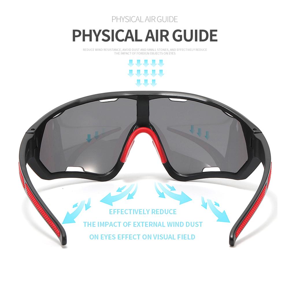 Reitbrille, Fahrradsonnenbrille, UV400, Sportbrille, Fahrrad, Mountainbike, Brille, Herren- und Damen-Sonnenbrille, Rennradbrille