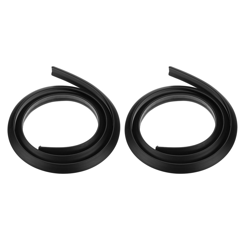 2PCS 150Cm Car Splash Guard Fender Flare Extension Wheel Eyebrow Moulding Trim Wheel Arch Strip Extenders Scratch-proof