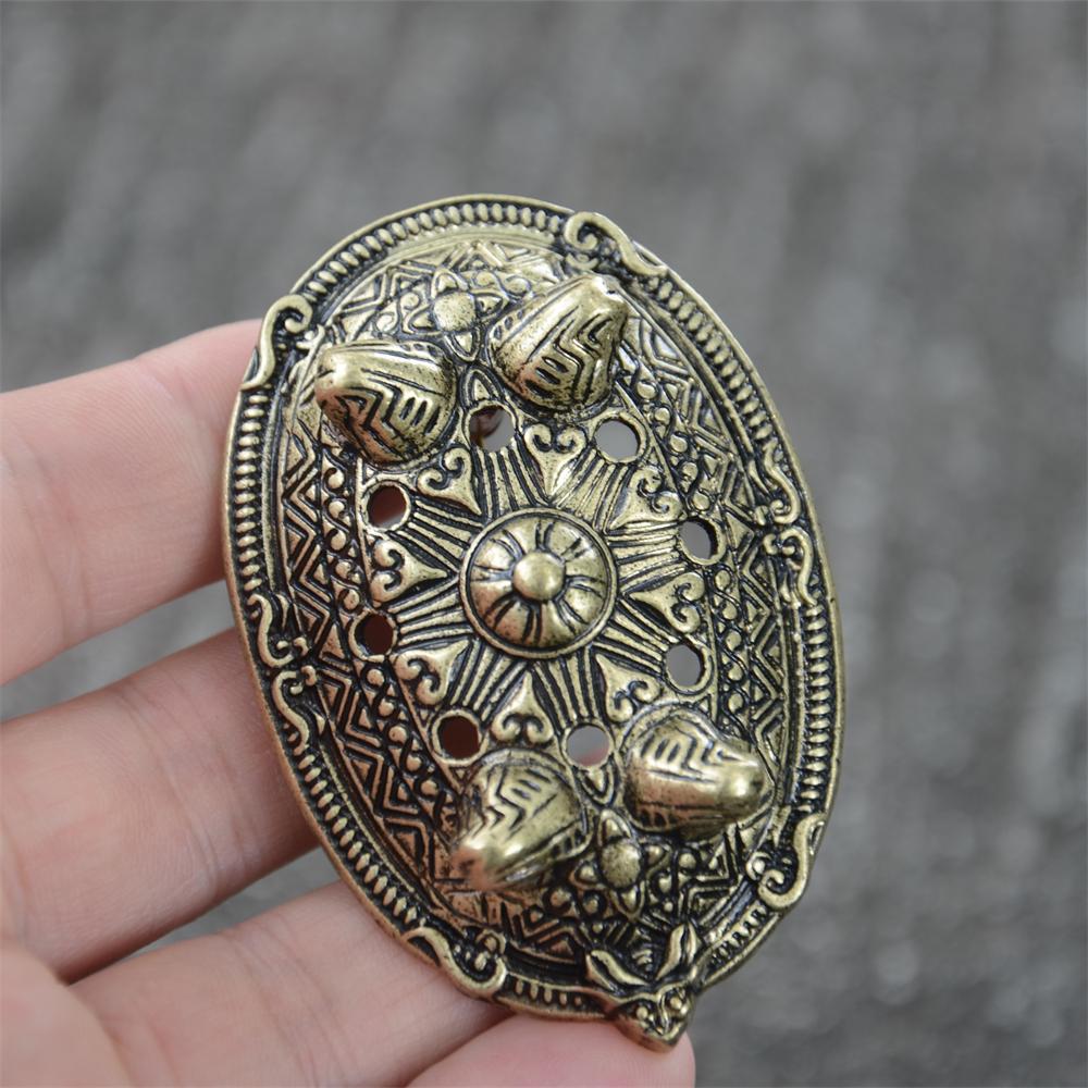 Vikingovská brož Norský amulet Švédsko Skandinávské doplňky Pro muže ženy Podivné věci Nostalgické šperky