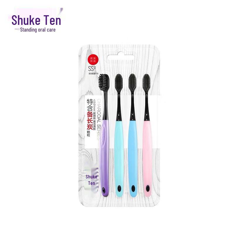 Shuke Charcoal Floss Soft Toothbrush