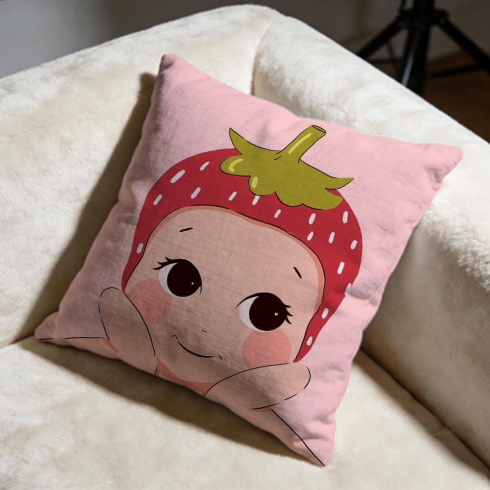 Hot SSonny Angeliou Cushion Cover Soft Decorative Pillow Case Suitable for Bedroom Sofa Car Travel Use