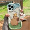 Phone Case: 2D Flat Design Suitable for iPhone 18 17 16 15 14 13 Pro Protective Case, Bird Standing On the Head, Perfect Christmas and Halloween Holid