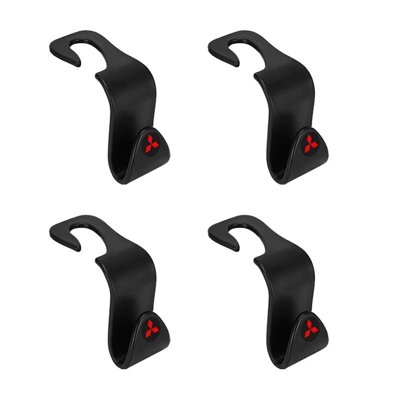 1/2pcs Universal Car Seat Hook Multifunctional Storage Hanger For Mitsubishi Outlander Pajero Eclipse ASX Lancer Space Delica Ex