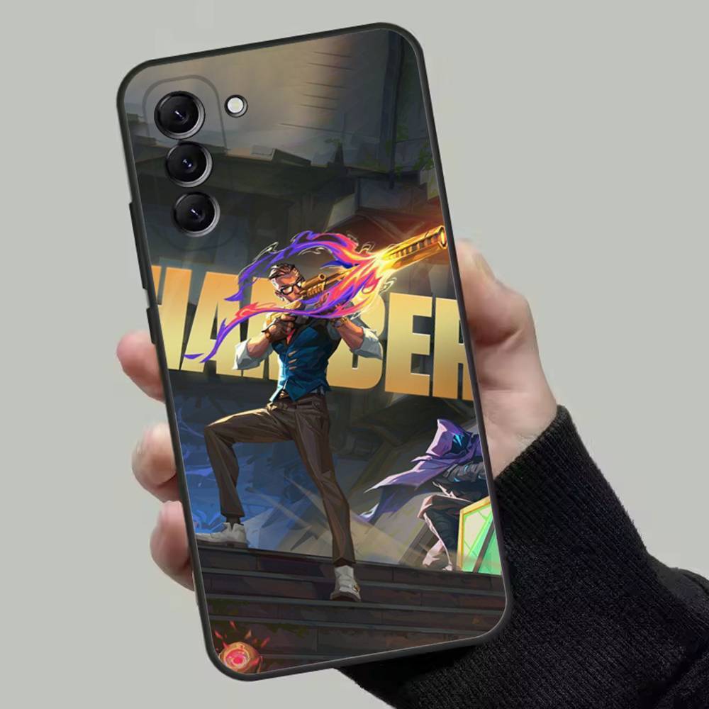 Hot Valorant Game Phone Case For Samsung Galaxy A13,A21s,A22,A31,A32,A52,A53,A71,A80,Soft Black Shell