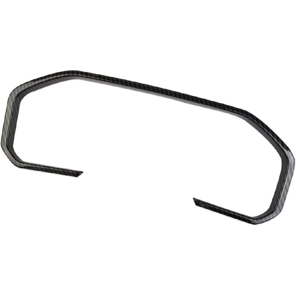 Carbon Fiber Style Interior Center Control Dashboard Frame Cover Trim Accessories for 2022-2026 GMC Sierra/Chevrolet Silverado 1500 2500 3500HD