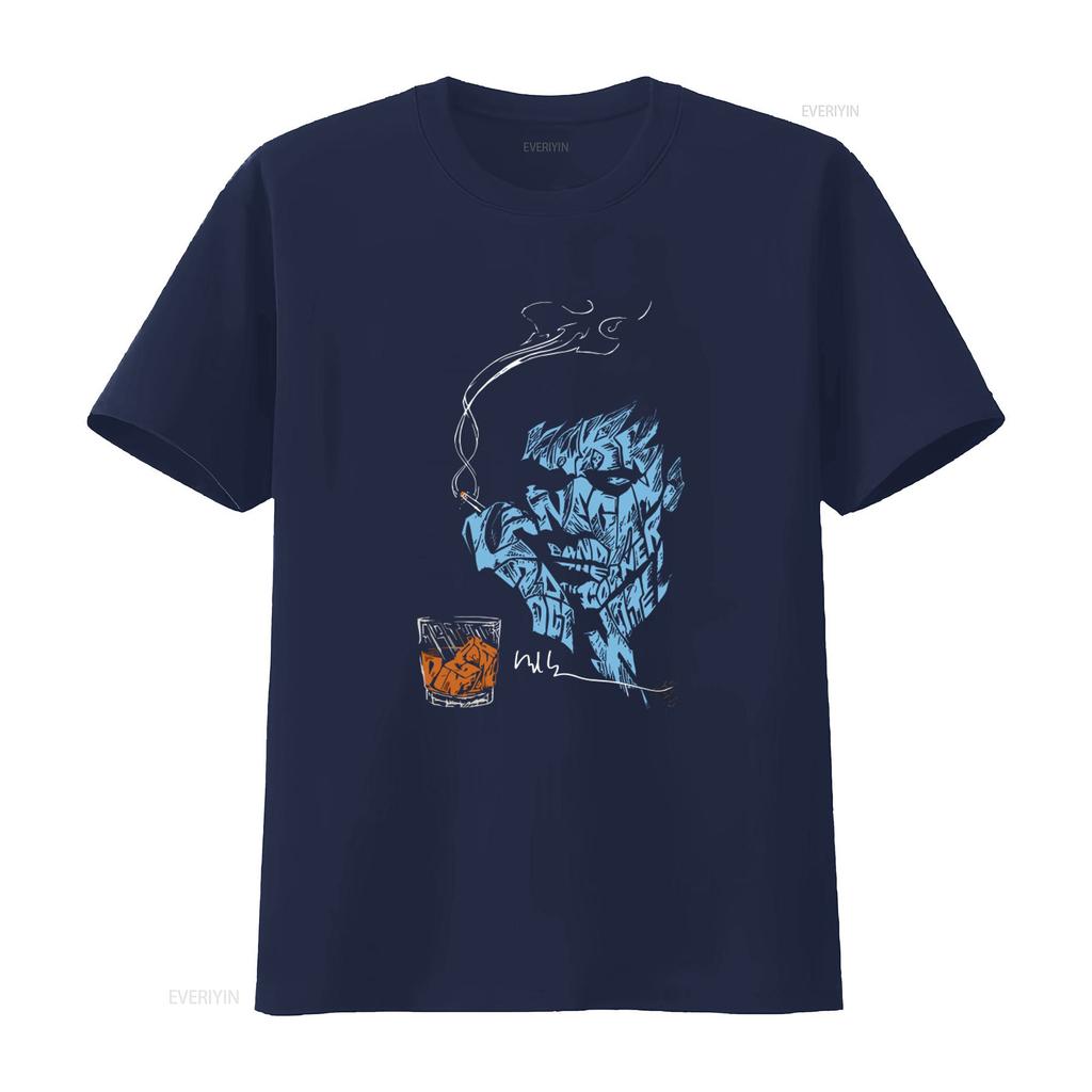 Mark Lanegan Singer Inspired T Shirt Unique Design with Cigarette Drink Art Perfect for Fans All Sizes Available TMB682