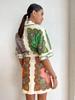 Trendy European & American Printed Cotton Linen Shirt Dress - Casual Slim Fit