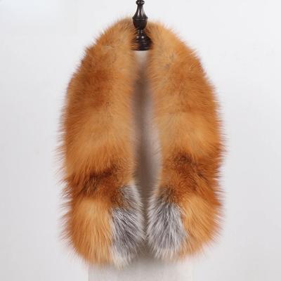 New Winter Lady Natural Luxury Real Fox Fur Scarf Shawl Full Pelt Warm Soft  Genuine Fox Fur Scarves Women Real Fur Muffler