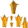 Halloween Pumpkin Cloak Cosplay Costume For Adults And Kids With Polyester Fabric For Party Dress Up