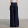 Women's Relaxed Fit Lyocell Linen Wide-Leg Casual Pants