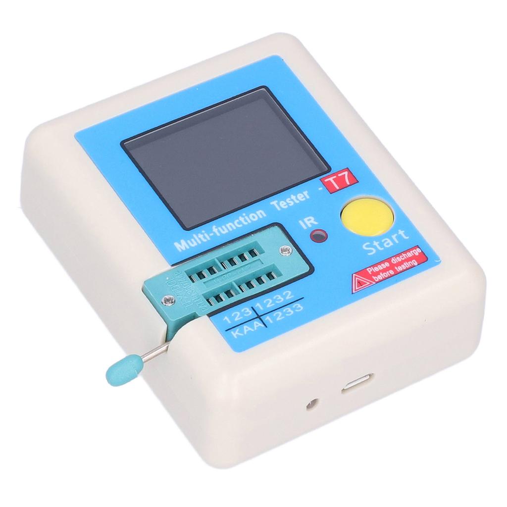 LCRT7 High Speed Transistor Tester Color Screen Transistor Detector Capacitance Resistance Meter