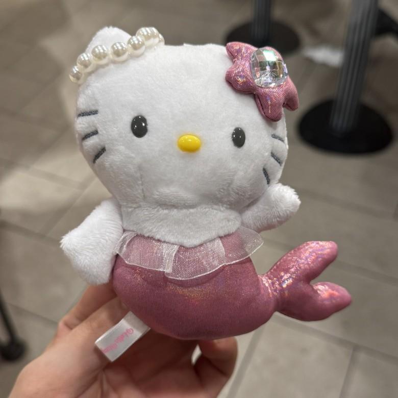 Hello Kitty Meerjungfrau Weicher Plüsch Schlüsselanhänger Mit Fischschwanz Design Zum Verschenken