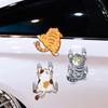 3ks Funny Pet Cat Samolepka na auto Lezecké kočky Samolepky se zvířecím stylem Dekorace Karoserie auta Kreativní obtisky Dekor příslušenství