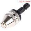 1/4'' Hex Shank Keyless Drill Chuck Quick Change Adapter Converter Drill Adapter