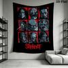 Slipknot Wall Tapestry Bold Room Tapestry Background Cloth Fashion Print Atmospheric Background Cloth Wall Covering Decoration Home Decor