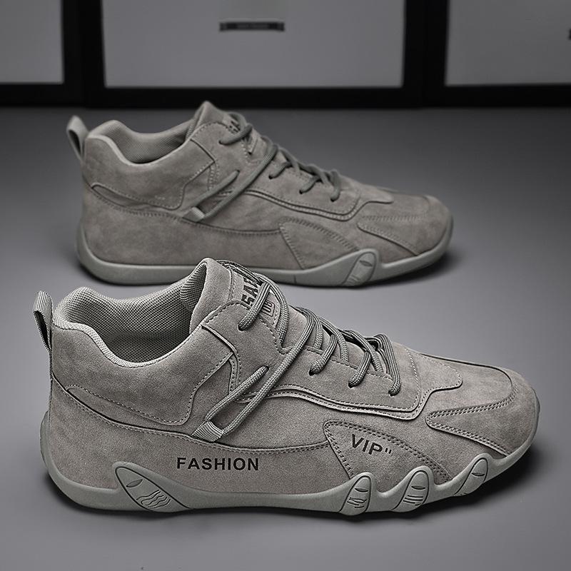 Leather labor insurance men's shoes autumn and summer construction site waterproof, non-slip and wear-resistant work sports mountaineering tooling v