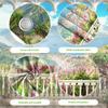 6x13ft Nature Landscape Garage Door Decor Flower House Balcony Mountains River Blue Sky White Clouds Garage Door Cover for Spring Theme Party