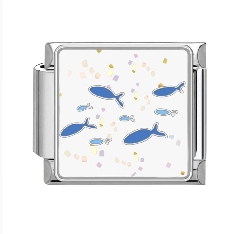 Bracelet Beads Charm Link Fashion Accessary Module Bracelet Making Supplies Stainless Steel Module Suitable for Jewelry