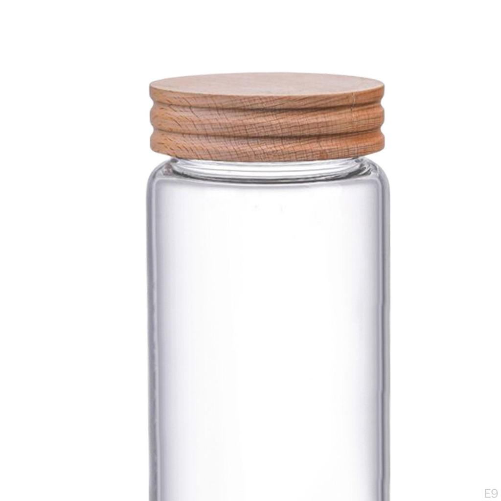 Glass Storage Jar, Sealed Canister for Rice Cereal Spice
