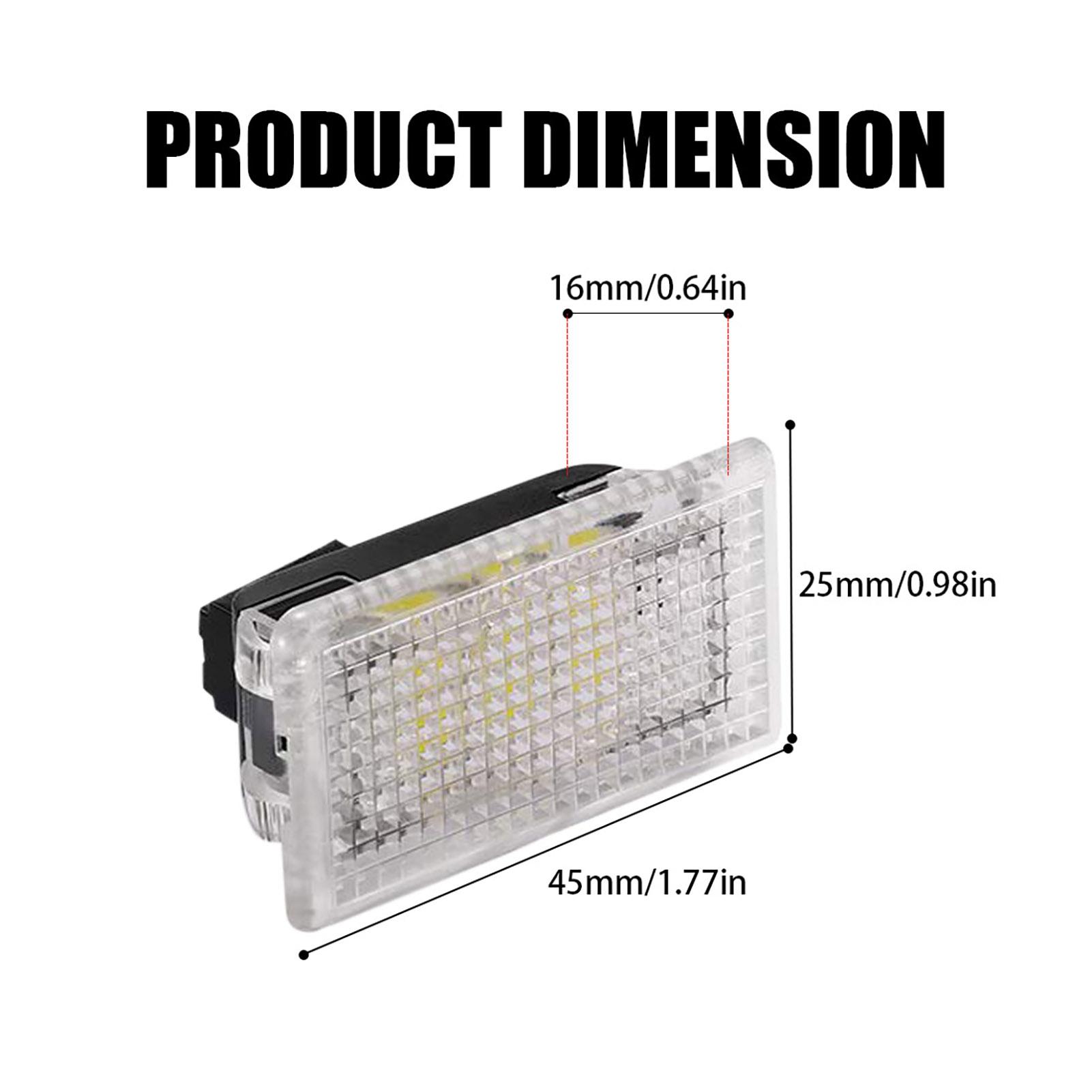 

Комплект из 4 сверхярких светодиодных ламп для внутреннего освещения, аксессуары для замены для Tesla Model 3 S X