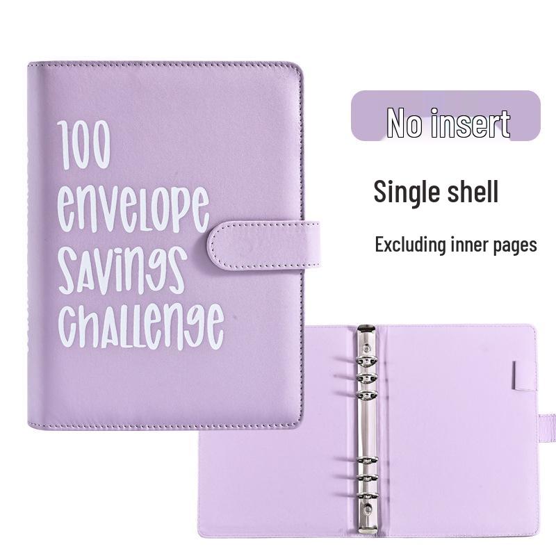 A5 Couple's 100-Day Savings Notebook with Insertable Binder