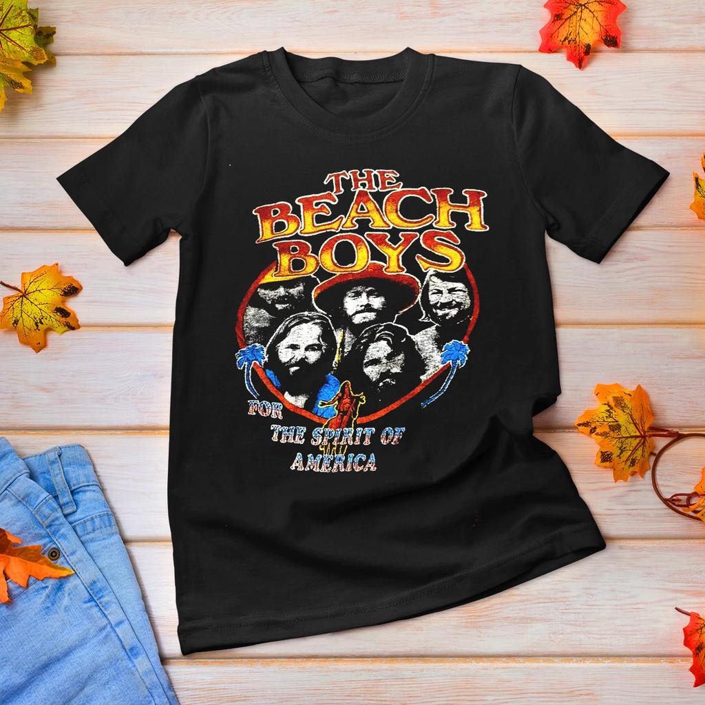 The Beach Boys Brian Wilson Tour Concert Cotton Black All Size Shirt TR428