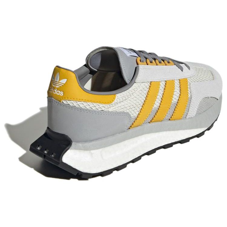 Adidas Originals Retropy E5 Retro Sports Comfortable Fabric Durable Breathable Low-Top Casual Running Shoes Unisex sneaker Gray Yellow IE0506