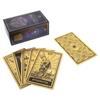 Waterproof Gold Foil PVC Tarot Card Set