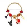 Braccialetto Charm Edizione da Collezione Harry Potter Con Ciondolo in Lega di Zinco Per Regalo