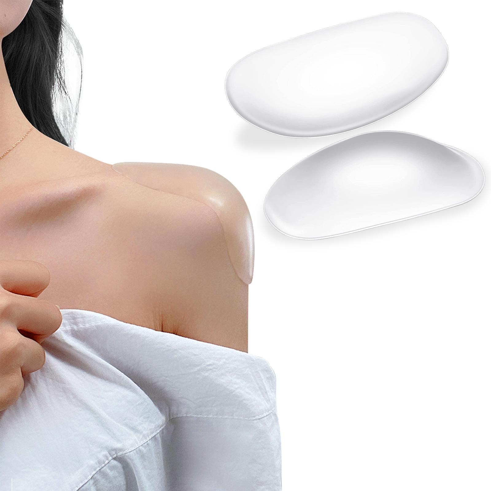 Invisible Shoulder Pads Silicone Anti-Slide Reusable Enhancer Women Men