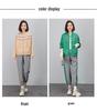 Women's 2023 Spring/Autumn Color Block Sportswear: Baseball Jacket & Jogger Set