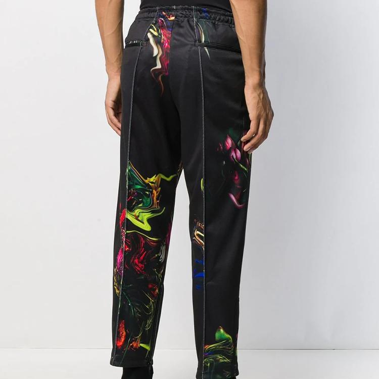 Y-3 Knitted Sweatpants Men's Black Moderate Slim Fit Pants FJ0395